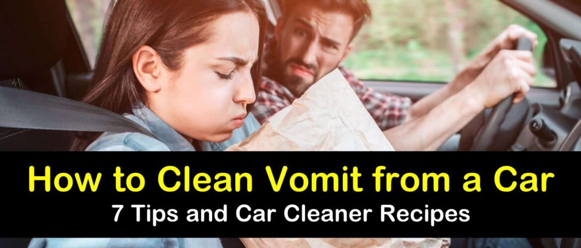 How to Clean Vomit from Car interior in Calgary?